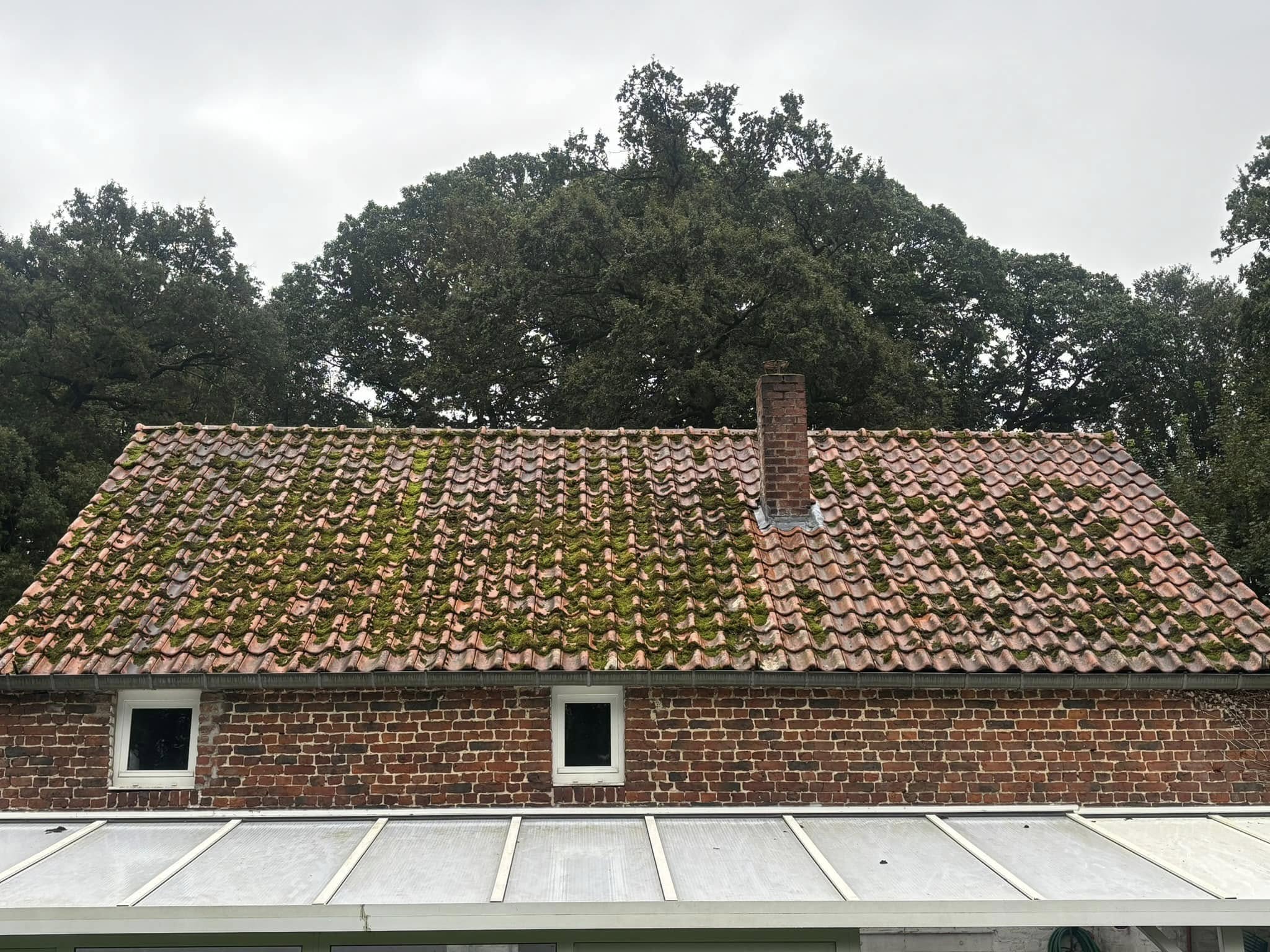 Après nettoyage de toiture